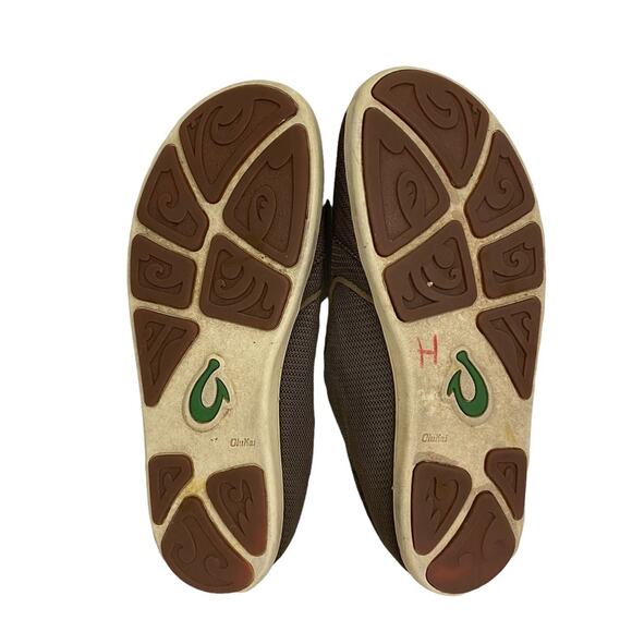 Olukai Nohea Mesh Olive Slip On Loafer Sneaker Shoes Size 11.5 - Picture 6 of 9